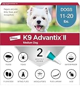 K9 Advantix II Medium Dog Vet-Recommended Flea, Tick & Mosquito Treatment & Prevention | Dogs 11-...