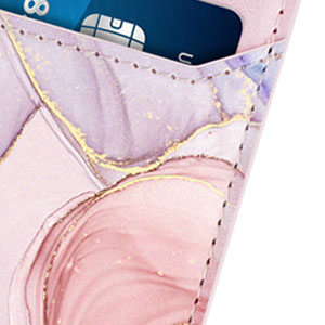 Self Adhesive Card Holders for Back of Phone-marble