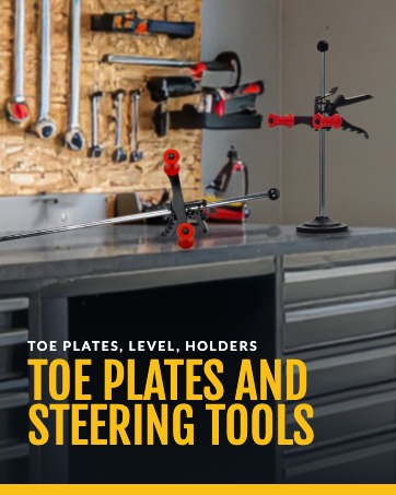 Toe plates and steering tools. 3-in-1 toe plates, steering wheel holder, and brake depressor