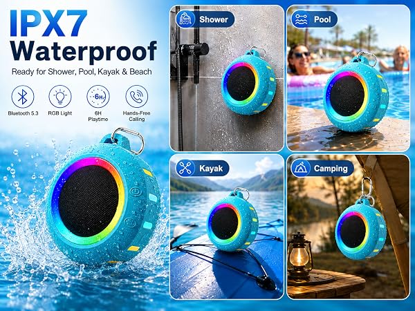 bluetooth shower speaker