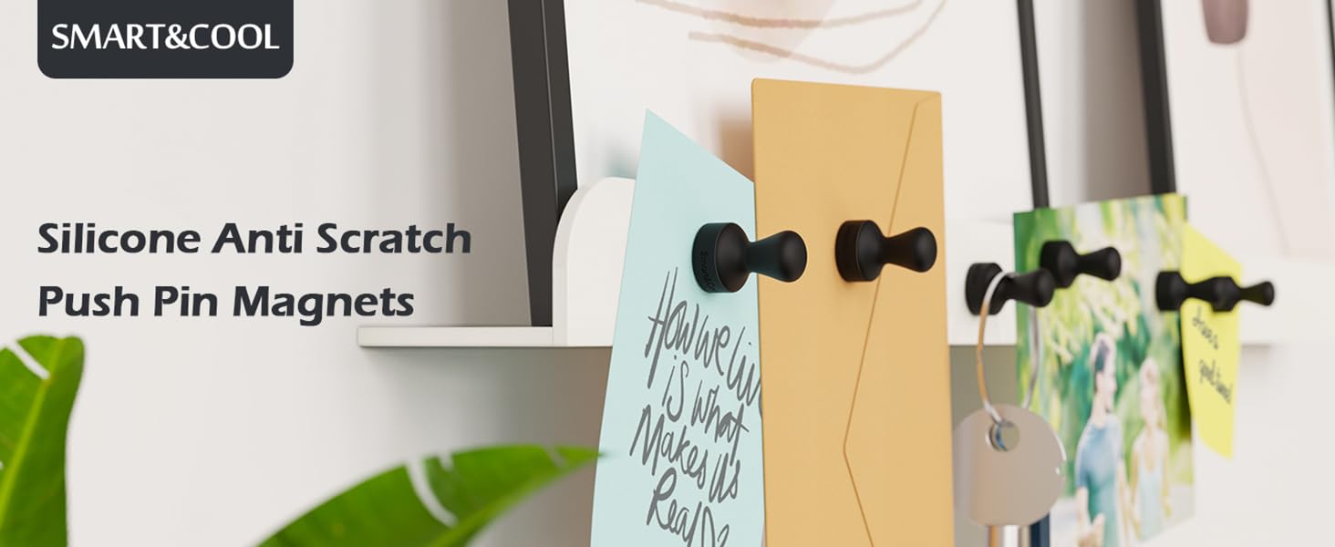 Silicone Push Pin Magnets
