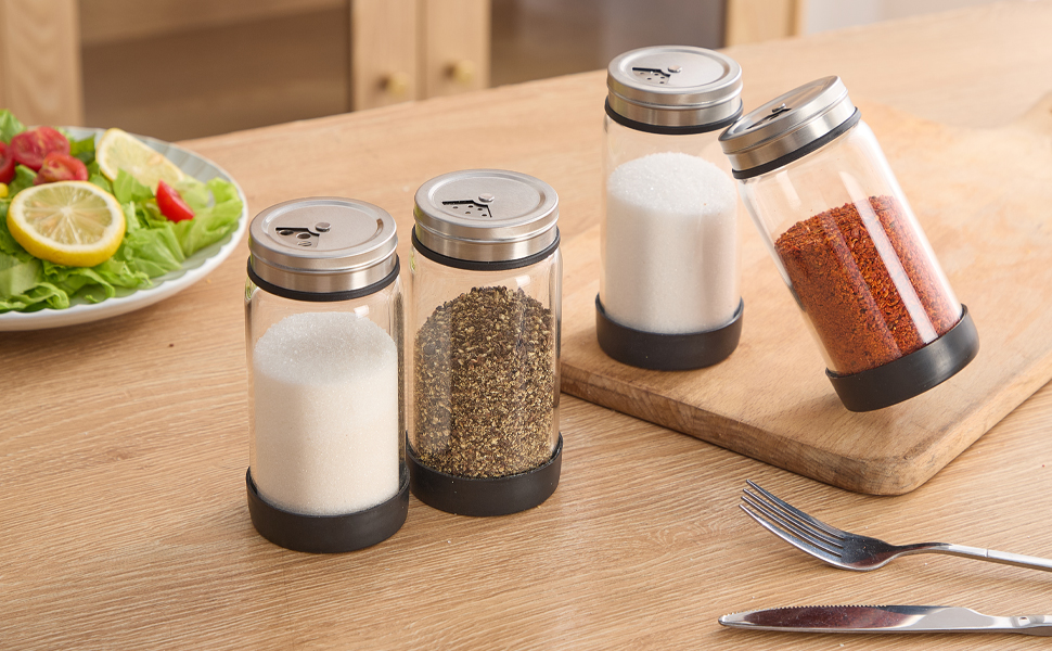 stainless steel salt shaker