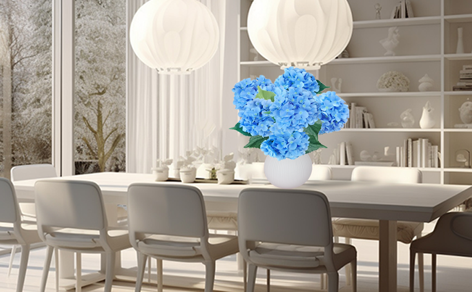 blue hydrangea