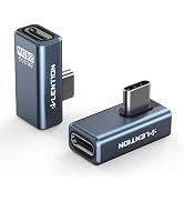 LENTION 240W USB-C Right Angle Adapter, 90° USB-C Extender, 80Gbps USB4/Thunderbolt 5, 8K@60Hz, f...