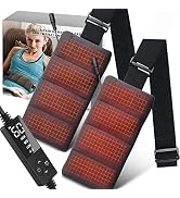 sticro Weighted Heating Pad for Pain Relief, Set of 2, Flexible Heated Wrap for Wrist Carpal Tunn...