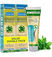 Bentodent Remineralizing Fluoride Free Toothpaste, Organic & Natural with Calcium Bentonite Clay,...