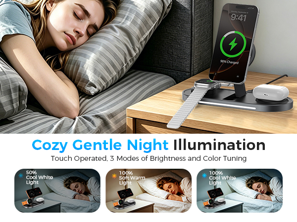 UZLNL 25W Foldable 3 in 1 Charging Station