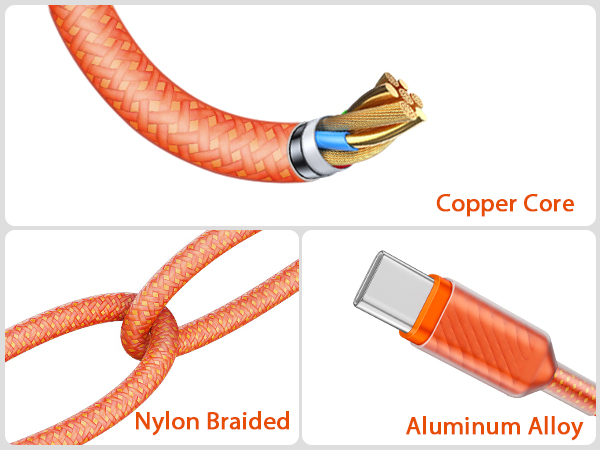 60W USB C cable fast charging