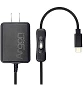 Argon USB-C Power Supply V2 with Switch for Raspberry Pi 4