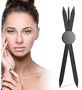 Charme Princesse Eyebrow Ruler Stainless Steel Tattoo Eyebrow Stencil Ruler Three-Point Positioni...