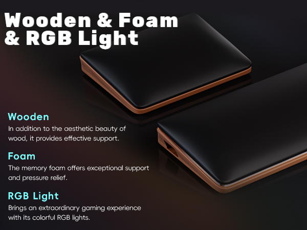 ergonomic wrist rest for keyboard and mouse