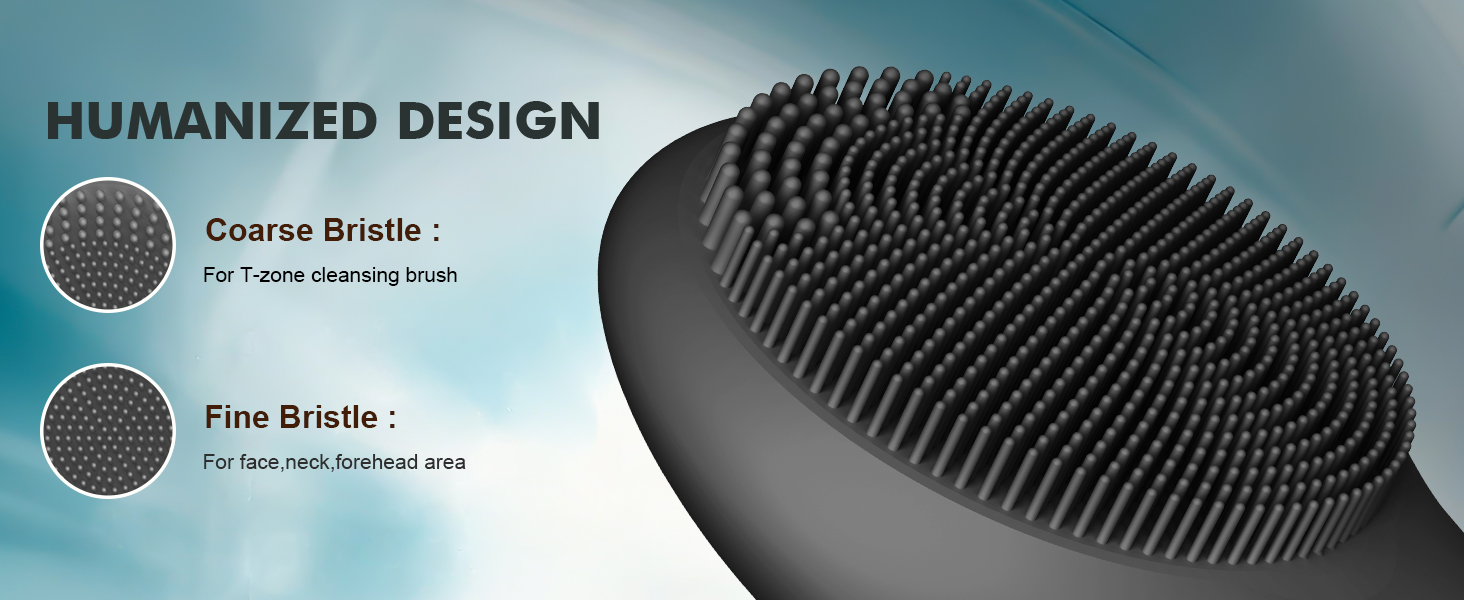 facial cleanging brush black