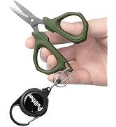 Pullther fishing 4.6"Fishing Scissors,Fishing Line Cutter for Braided Fishing Line,Fishing Gear w...