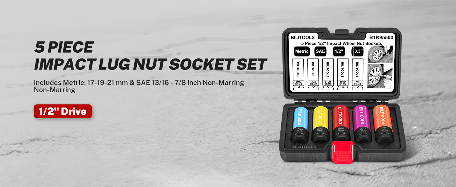 Lug Nut Socket Set