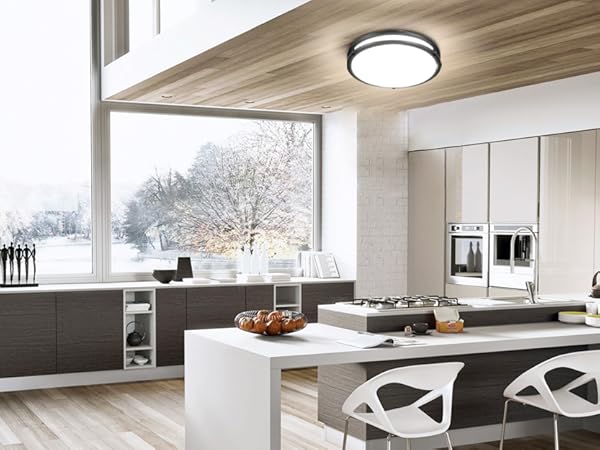 Flush Mount LED Ceiling Light Fixture