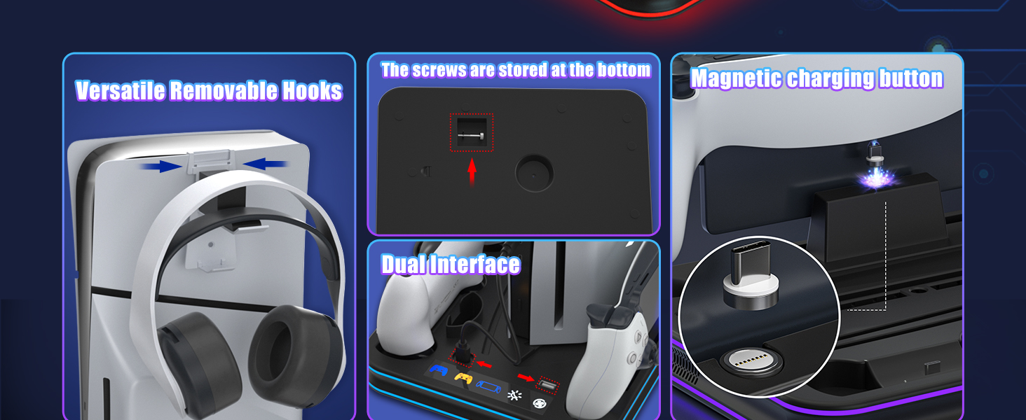 PS5 headphone holder