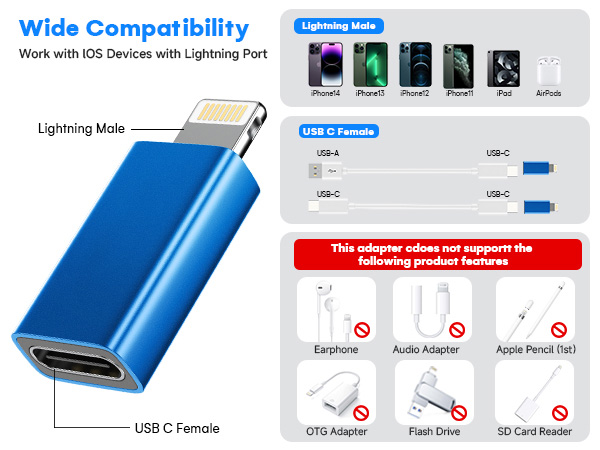 usb c to lightning cable adapter usb to lightning adapter usbc to lightning adapter for iphone