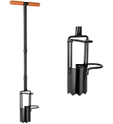 YEELOR Bulb Planter Tool, Carbon Steel Seed Planting Tools Long Handled Soil Sampler Lawn Aerator...