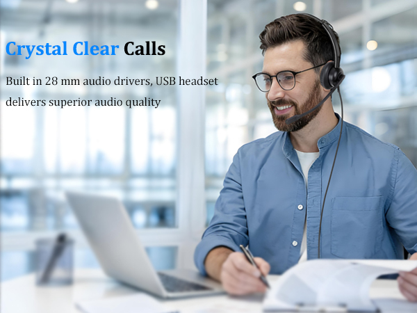 usb headset with microphone for pc