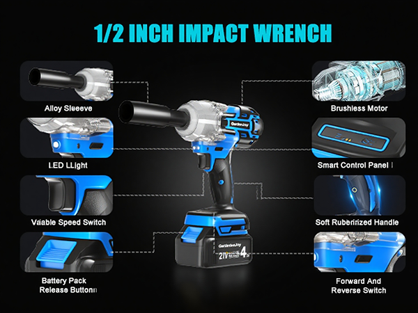 1/2 impact gun impact gun cordless impact wrench impact wrench 1/2 power impact wrenches