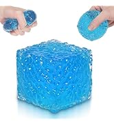 Ssqauvig Frosted Honeycomb Ice Cube Squishy Toy, 5cm Stress Relief Cube, Soft Sensory Fidget Toy ...