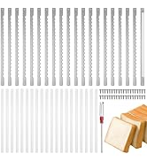 FELISTORY 20 PCS Bread Bow Knife Blades, 10.8" Bread Knife For Homemade Bread, Stainless Steel Bo...