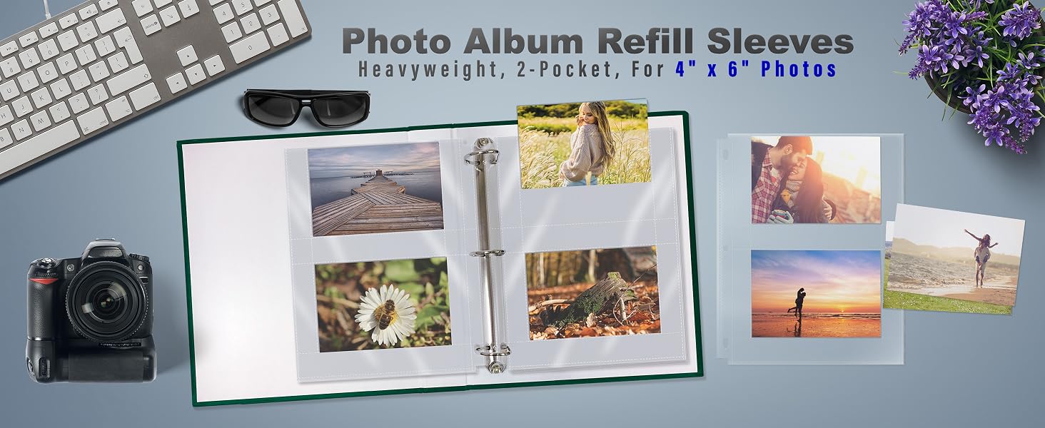 Photo Album Refill Sleeves