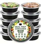 32 oz Meal Prep Containers Reusable BPA Free, Bento Boxes (15 PACK)