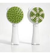 Anivona 2-in-1 Baby Brush & Hair Comb - Dual-Sided Soft Bristle and Silicone Cradle Cap Scrubber ...