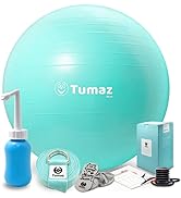 Tumaz Birth Ball - Birthing Ball for Pregnancy & Labor - Including Birthing Ball/Peri Bottle/Yoga...