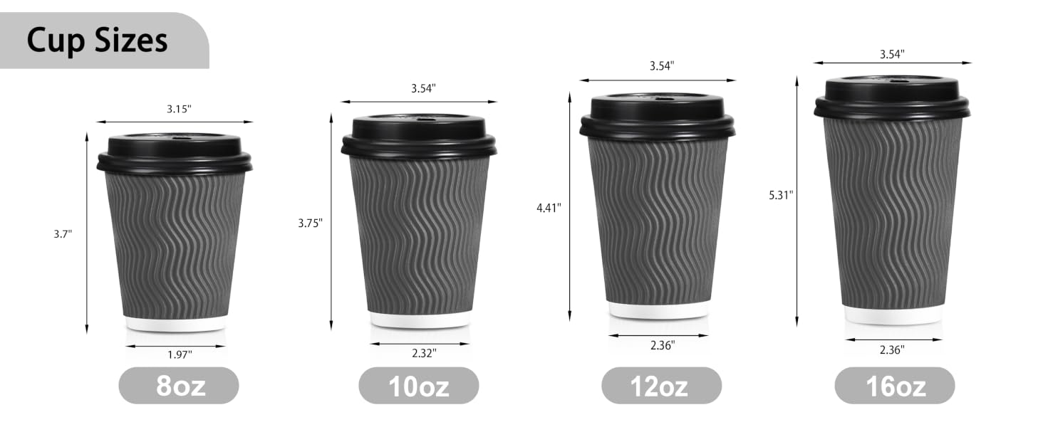 coffee cups with lids
