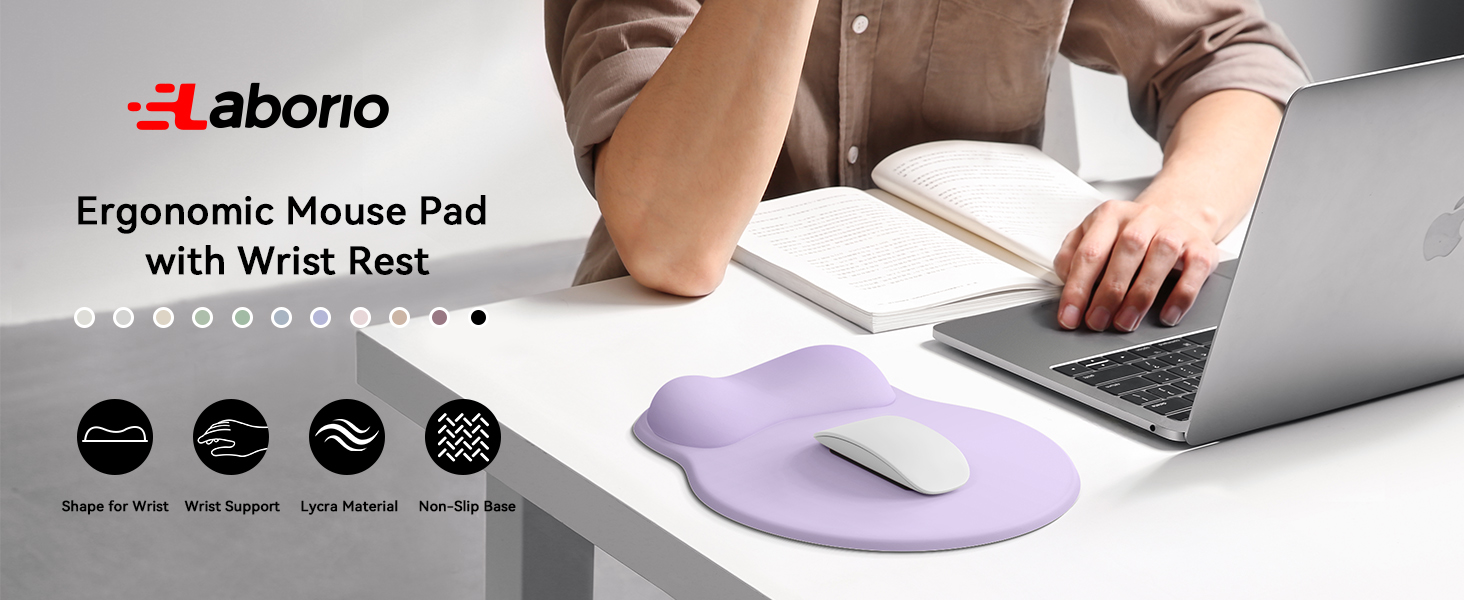 mouse pad with wrist rest