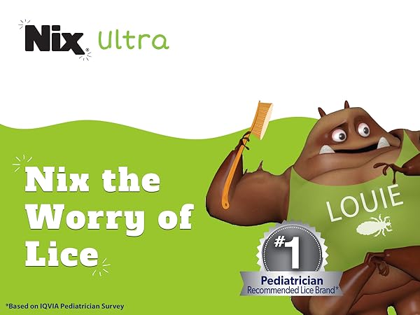 Nix Ultra kills and removes all forms of lice, including kits, eggs, larva, pupa, and adults.