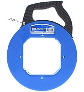 IDEAL Electrical 31-057 Blue Steel Fish Tape 240 ft. Blued Steel Fish Tape w/ Formed Hook & Tuff-...