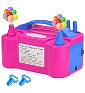 Kusamue Electric Balloon Pump, Balloon Inflator Machine for Balloons at Home,Quick Inflation Dual...