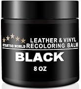 STARTSO WORLD Leather Recoloring Balm, Black Leather Repair Kit for Furniture, Leather Dye, Leath...