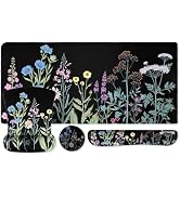 MOSISO Keyboard Mouse Pad Set, Large Gaming Mousepad&Keyboard Wrist Rest&Mouse Pad with Wrist Res...