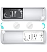 ASSURED SIGNS Stylish Clean Dirty Magnet Sign - 2 by 7 Inch - Ideal Clean Dirty Magnet for Dishwa...