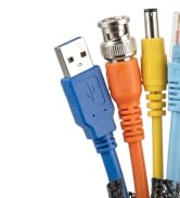 Delamu 10ft - 1/2 inch Cable Sleeve Cord Protector from Pets No Chew, Split-Braided PVC Wire Loom...