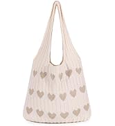 Sightor Crochet Tote Bag, Mesh Beach Bag Knit Summer Hobo Bag Vacation Boho Tote Bag for Women