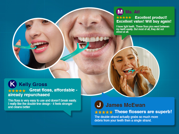 Dual Slickers Floss Picks