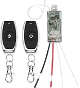 dstfuy 12V Wireless Switch,Dry Contact Remote Switch,with 2A Relay for LED Lights, Electric Lock,...