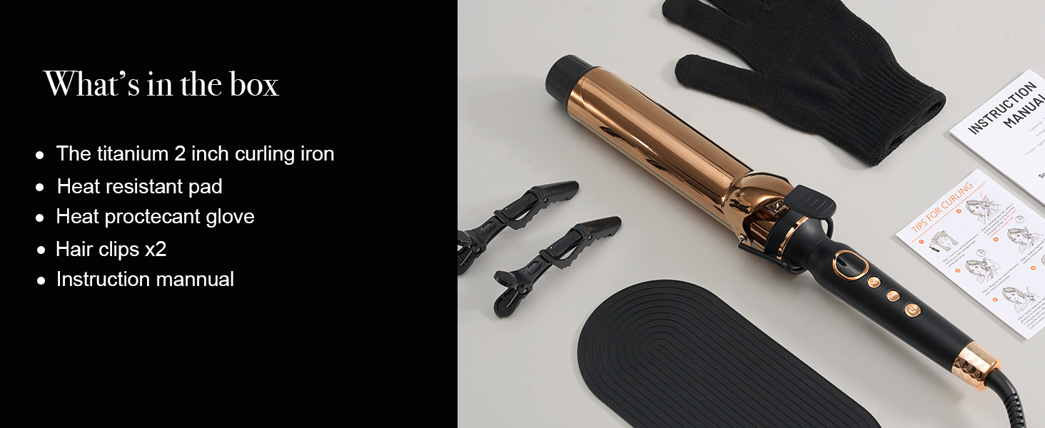 2 inch barrel curling iron