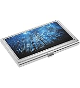 Rouidr Business Card Holder, Small Business Card Case, Slim Metal Business Card Organizer, Pocket...