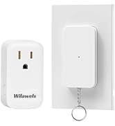 Remote Control Outlet, WILAWELS Remote Switch Outlet with Magnetic Base, Wireless On Off Outlet S...