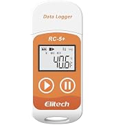 Elitech RC-5+Digital PDF USB Temperature Data Logger Reusable Recorder Refrigerator Thermometer 3...