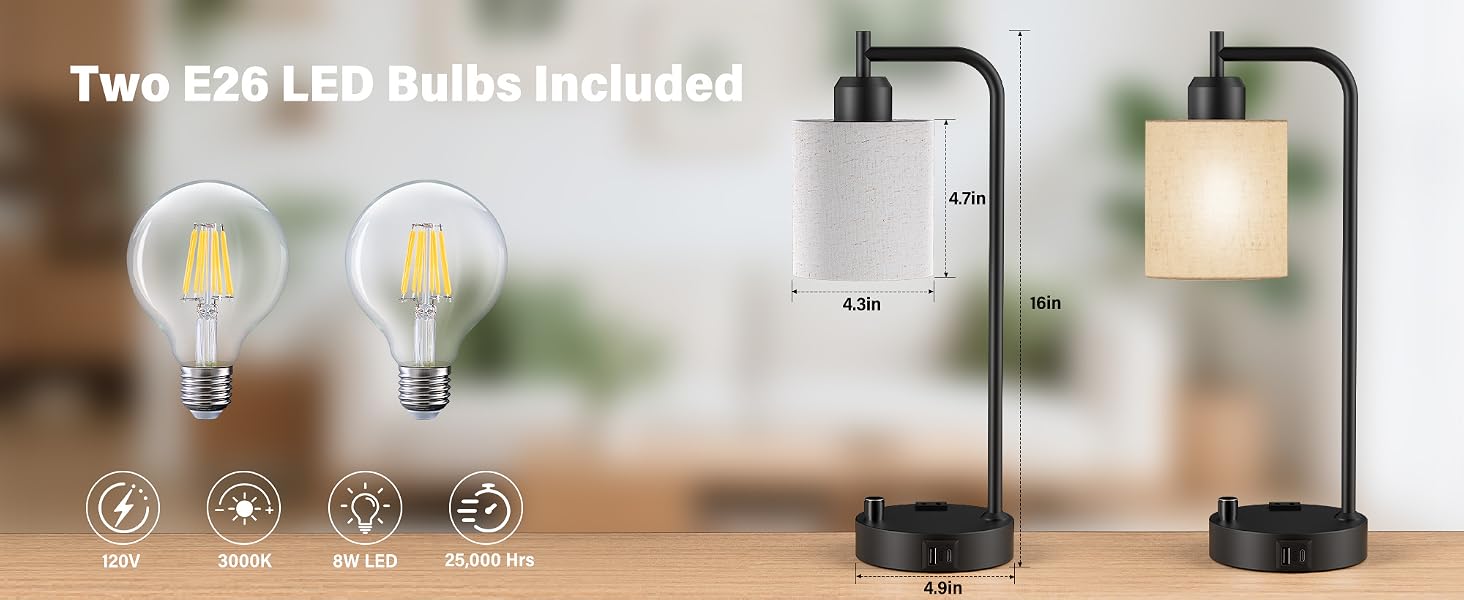 Industrial Table Lamps