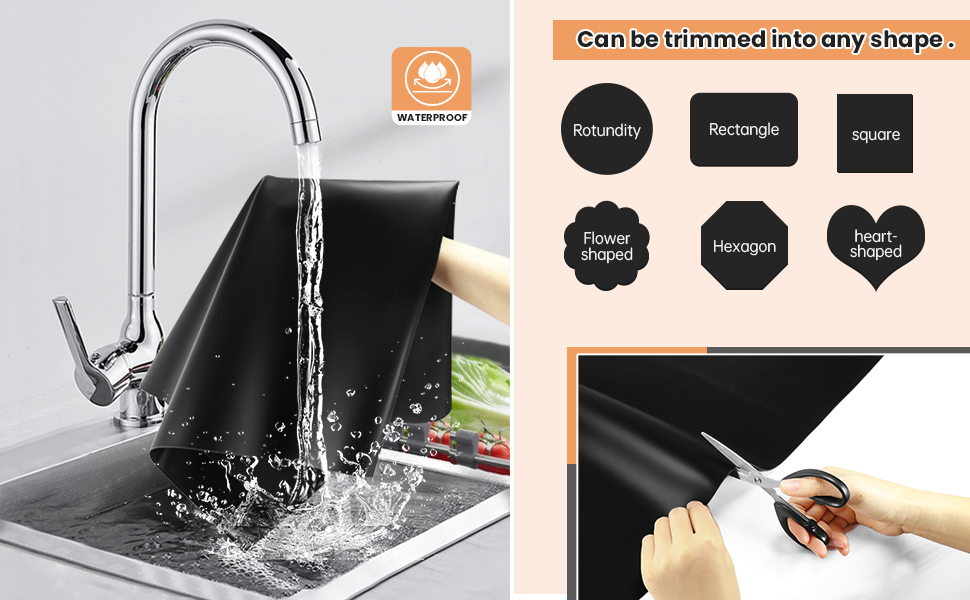 Large Silicone Mat for Crafts,Extra Large Silicone Mats,Thick Black Silicone Mat for Kitchen