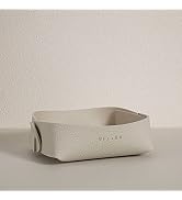 OLETHA Aesthetic Valet Tray, Small Catchall Dish, Traveling Jewelry Holder, Ivory