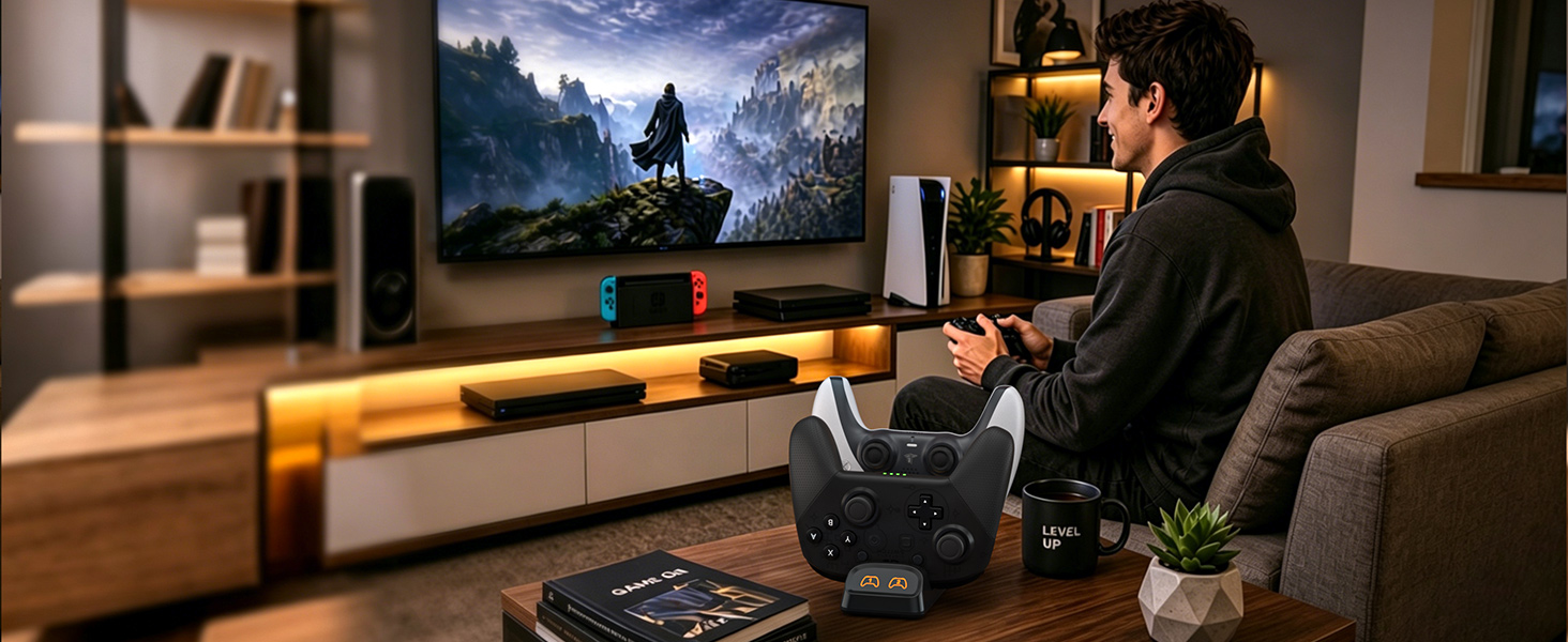 Controller Charger Dock for Switch 2 Pro controller